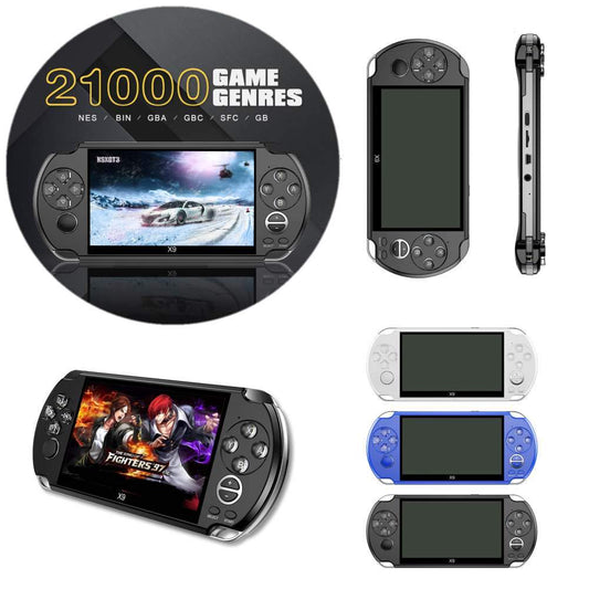 Video Games Console 5.0 Inch Screen Retro Handheld Game Player Support